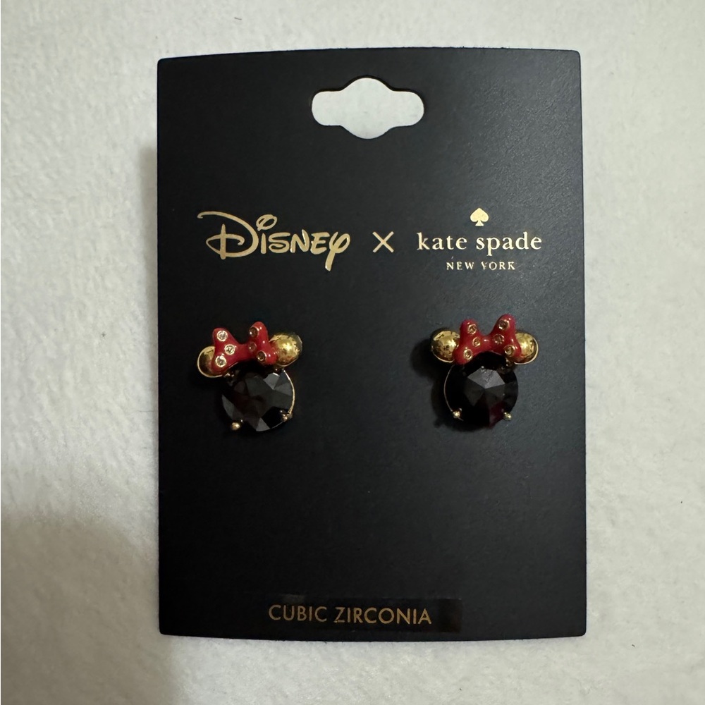 Minnie Mouse Earrings x Kate Spade NWT